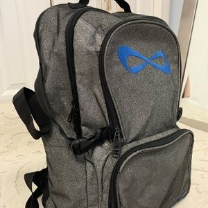 NFINITY Glitter Cheer Silver Backpack